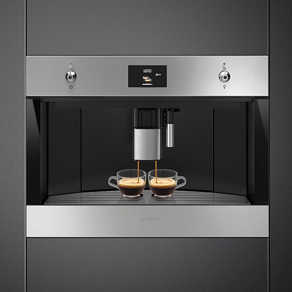 Stainless steel coffee machines