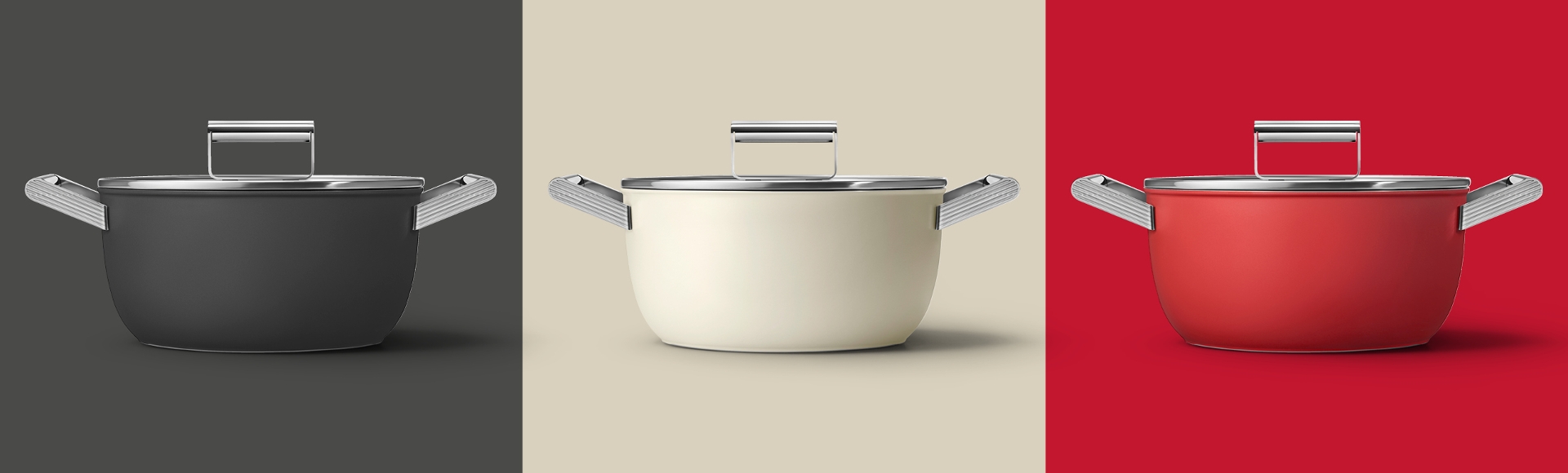 Cookware line - Cooking in colour